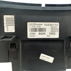 Quadro Strumenti VOLKSWAGEN Golf 5 Berlina dal 03 al 08 - 1K0920870KX002 - 3707722