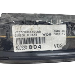 Quadro Strumenti VOLKSWAGEN Polo 4° Serie - 6Q0920842GX001 - 3711031