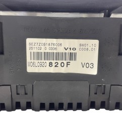 Quadro Strumenti SEAT Cordoba Berlina 4° Serie - 6L0920801X - 3716359