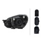 Proiettore destro (H4) con motore Volkswagen Up (Mod. 07/2016-) 012644021