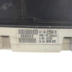 Quadro Strumenti VOLVO V50 2° Serie - 36002711 - 3720874