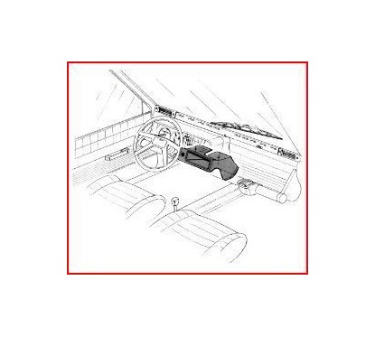 Cassetto Portaradio (Nero) Fiat Panda dal 1989 1502501 - 5-1502501 - 5-1502501