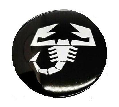 Vetrino con Biadesivo Abarth (Diametro 50) 2408200 - 5-2408200 - 5-2408200