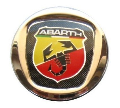 Vetrino con Biadesivo Abarth (Diametro 50) 2404500 - 5-2404500 - 5-2404500