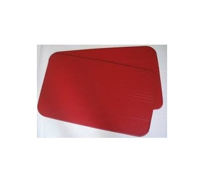 Coppia Pannelli anteriore (F.pelle) Fiat 500 D (Rosso Scuro) 1004830 - 5-1004830 - 5-1004830