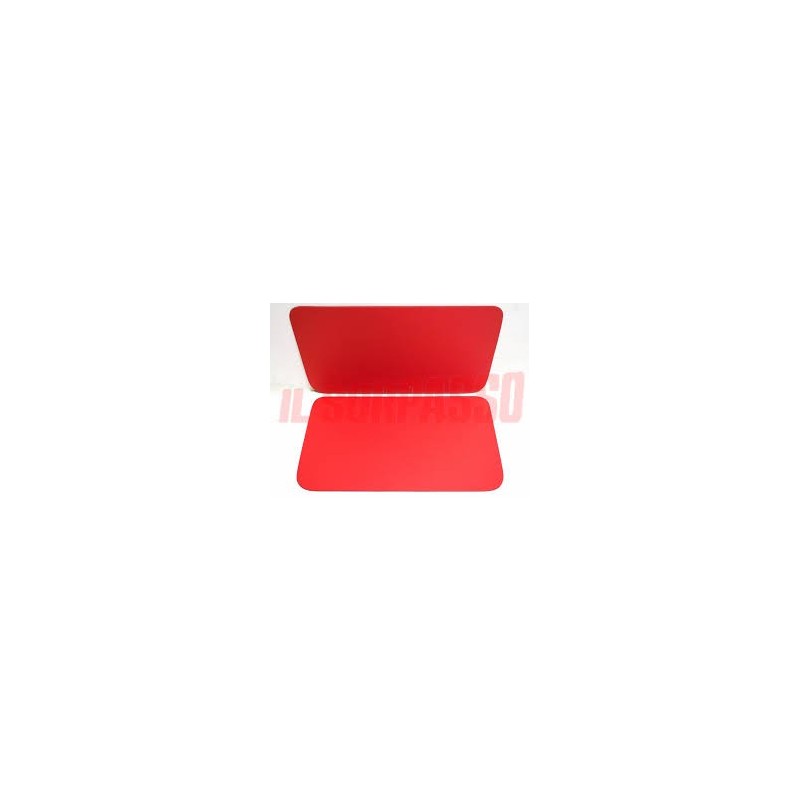 Coppia Pannelli anteriore (F.pelle) Fiat 500 F (Rosso Vivo) 1006102