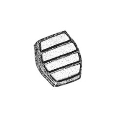 Copripedale Freno-Frizione per Renault 2019, 9-11 e Clio e altri modelli 4100800 - 5-4100800 - 5-4100800