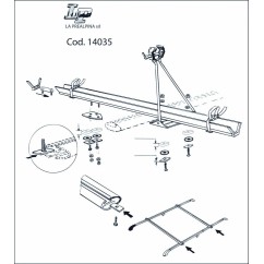 Accessorio - Kit Fissaggio per Cava A "T" 14035 - 7-14035 - 7-14035