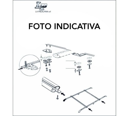 Accessorio - Kit Fissaggio per Cava A "T" 14041 - 7-14041 - 7-14041