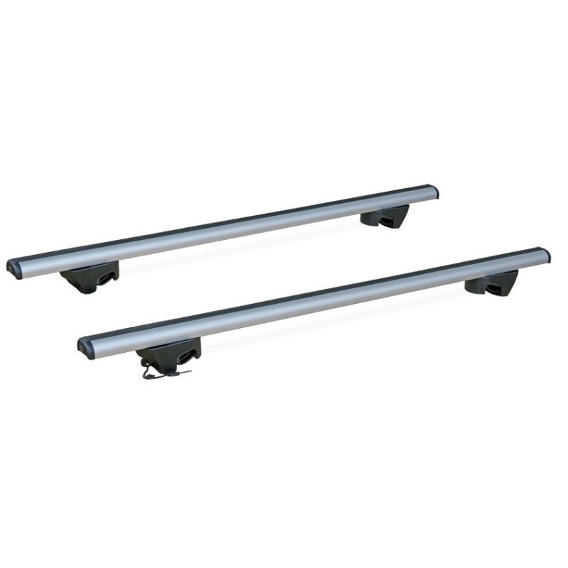 Coppia Barre "Aero Bridge" - Alluminio C/Chiave 10763
