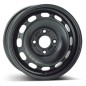 Cerchio 6 X 15 - Nero per Ford Fiesta (MK6) 1081730
