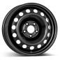 Cerchio 6 1/2 X 16 - Nero per Fiat 500X (334), 500X (Cross/Trekking) e Jeep Compass e altri modelli 1071918