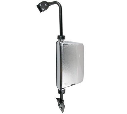 Retrovisore sinistro Cromato (C/Doppio Attacco) Mitsubishi Pajero -91 JBE051051L - 10-JBE051051L - 10-JBE051051L
