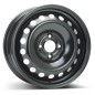 Cerchio 6 X 15 - Nero per Renault Kangoo 7575