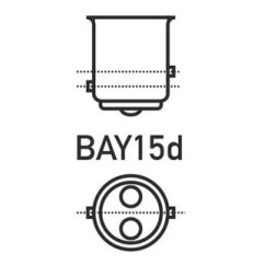 Lamp.12-21/5 2 Filamenti per Alfa Romeo - 145 (930_) - 1.4 I.e. (930.A3) e altri modelli 002078121