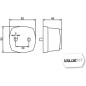 Valuefit L.pos Quadr Led Bia 357012021