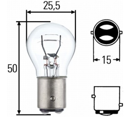 Lampadina P21/5W 12V per Alfa Romeo - 145 (930_) - 1.4 I.e. (930.A3) e altri modelli 002078123