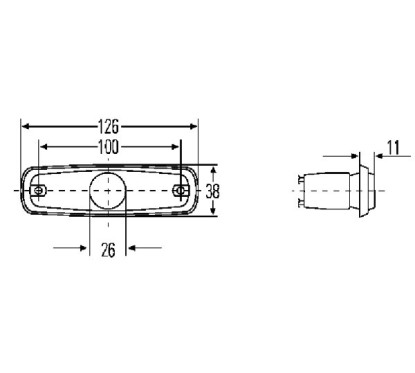 Side Marker Ambra C Lamp. 24V 962964012