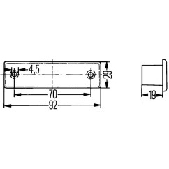 Fanale Targa 004331061 - 14-004331061 - 14-004331061
