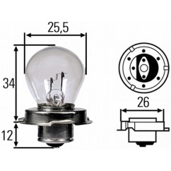 Lampadina 6V15W EX006015011 008899061 - 14-008899061 - 14-008899061