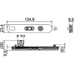 Side-Marker Arancione 24V, Amp 009226001