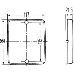 Catadiottro Rosso 003660007 - 14-003660007 - 14-003660007