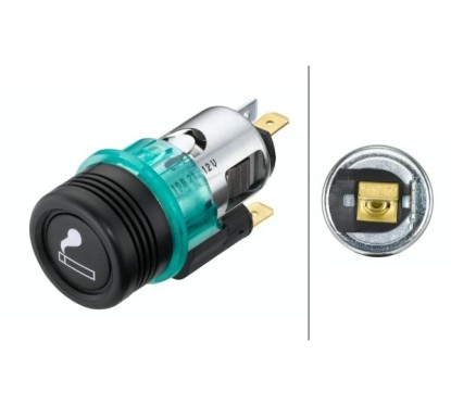 Accendisigari 12V. C/Luce Verde 008021001