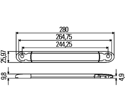 Terza Luce Stop 24V 1,4W Rossa 343106011