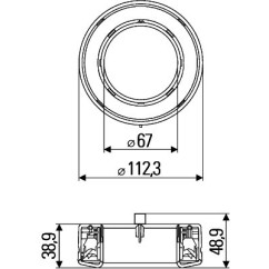 Luce posteriore Ann 112MM 24V St/Po 009362321 - 14-009362321 - 14-009362321