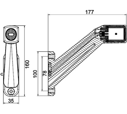 Luce D'ingombro Led sinistro 24V 011744011