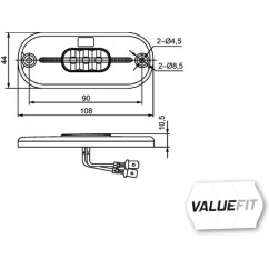 Valuefit Sidem Led Aran 12V 357009001 - 14-357009001 - 14-357009001