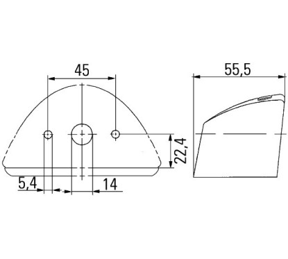 Fanalino Targa 007929001