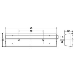 Fanale 7 Funzioni Actros 86 007500411 - 14-007500411 - 14-007500411
