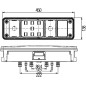 Fanale posteriore destro per Daf 65/75/85/95 (Con fendinebbia), con fendinebbia e Lf 45/55 e altri modelli 340961021