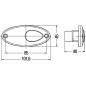 Luce laterale Largh. 101,6MM 12V 964295001