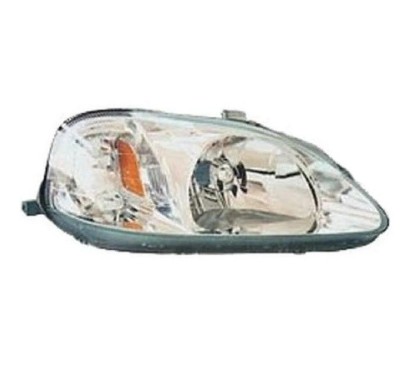 Proiettore destro H4 (3 Porte) (Mod.valeo) Honda Civic dal 1999 PP0217D - 15C-PP0217D - 15C-PP0217D