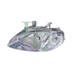 Proiettore destro H4 (3 Porte) (Mod.valeo) Honda Civic dal 1999 PP0217D - 15C-PP0217D - 15C-PP0217D