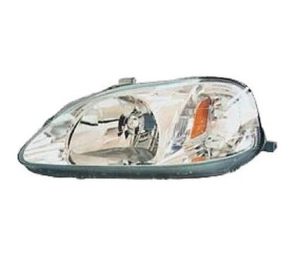 Proiettore sinistro H4 (3 Porte) (Mod.valeo) Honda Civic dal 1999 PP0217S - 15C-PP0217S - 15C-PP0217S