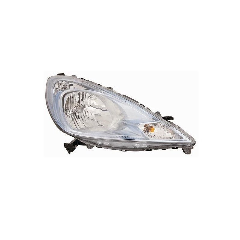 Proiettore destro (H4) (C/Cromato) (Mod. Hybrid) Honda Jazz dal 2010 PP1405D