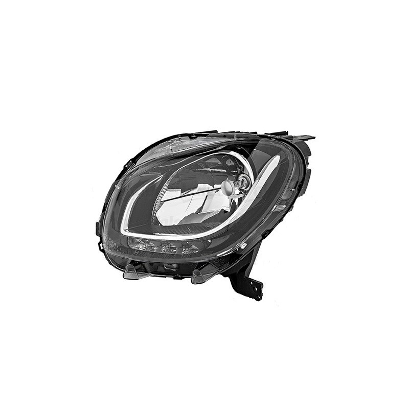 Proiettore sinistro (H4) (Mod. High Line) Smart Fortwo dal 2014 45461