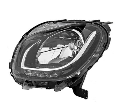 Proiettore sinistro (H4) (Mod. High Line) Smart Fortwo dal 2014 45461 - 15Q-45461 - 15Q-45461