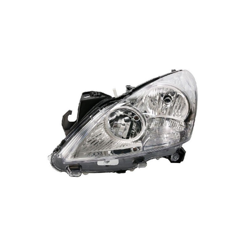 Proiettore sinistro (H7+H7) (C/L. Diurna) Peugeot 3008 dal 200910/2013 anche per Peugeot 5008 43784