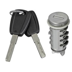 Cilindretto anteriore destro o sinistro (Con Chiave per Fiat Doblo, Panda e Panda 4X4 - Natural Power e altri modelli