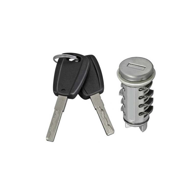 Cilindretto anteriore destro o sinistro (Con Chiave per Fiat Doblo, Panda e Panda 4X4 - Natural Power e altri modelli AL801026