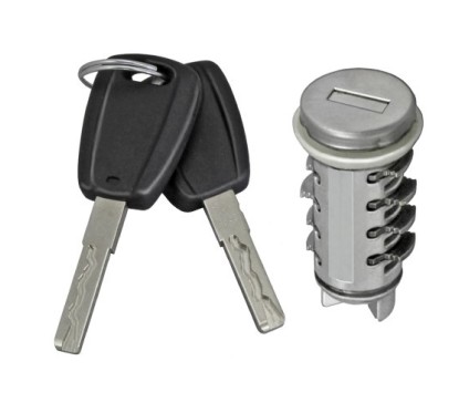 Cilindretto anteriore destro o sinistro (Con Chiave per Fiat Doblo, Panda e Panda 4X4 - Natural Power e altri modelli
