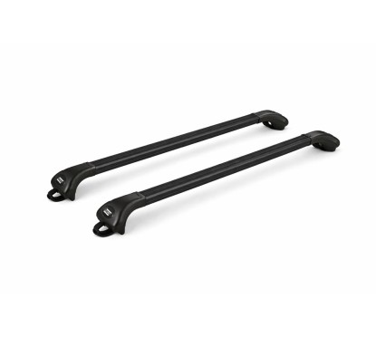 Coppia Barre "Aluviva 2" - Alluminio Nero per Alfa Romeo 156 (932), 159 (939) e Audi A4 (8K2_B8) e altri modelli 12AW6800 -