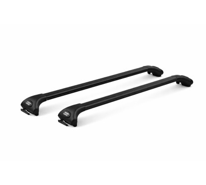 Coppia Barre "Aluviva 2" - Alluminio Nero C/Chiave per Alfa Romeo Stelvio, Audi A3 (8P1) e A3 (8V1) e altri modelli 12AW6900