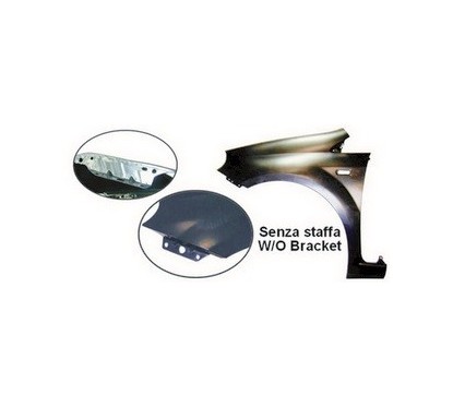Parafango anteriore S. -Grande Punto 2005 per Fiat Grande Punto (199), Punto (199) e Punto Evo 00191011