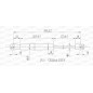Molla A Gas destro/Sinistro Portellone posteriore (350N L.436MM) per Fiat Grande Punto (199), Punto (199) e Punto Evo FT3429055