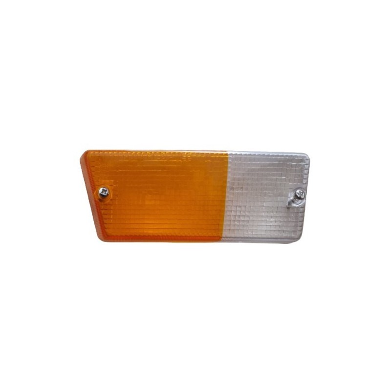 Trasparente Indicatore anteriore sinistro (Arancio-Bianco) Renault 5 (Mod. Tx) 19921701
